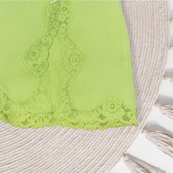 ⭐HOST PICK- La Senza Lingerie Slip Dress with slit- Bright Green - Picture 7 of 9